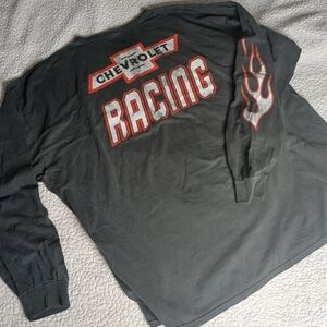 🔥🏁 BRAND NEW CHEVY RACING FLAME SLEEVE 2XL 🔥🏁